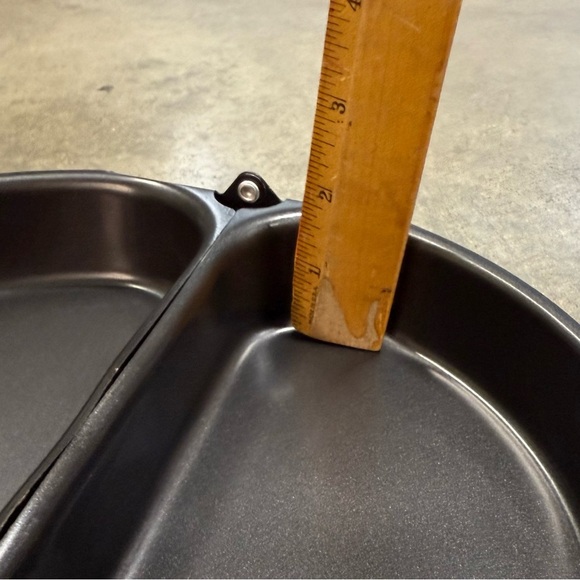 Nonstick Double Sided Folding Frying Pan Egg Poacher Skillet 3 Cup Cookers - Picture 10 of 10